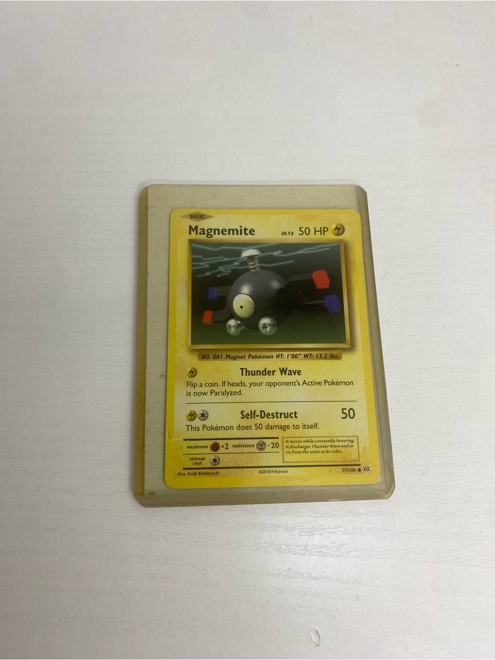 Pokemon XY Evolutions Magnemite 37/108 Card